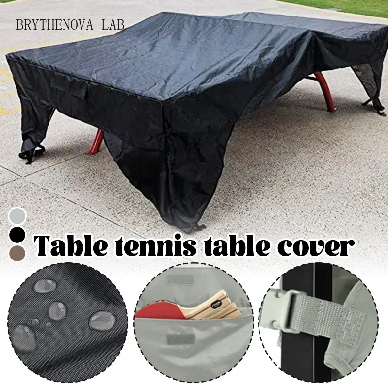 Table Tennis Protective Cover - 190T/210D Ping Pong Table Cover Outdoor