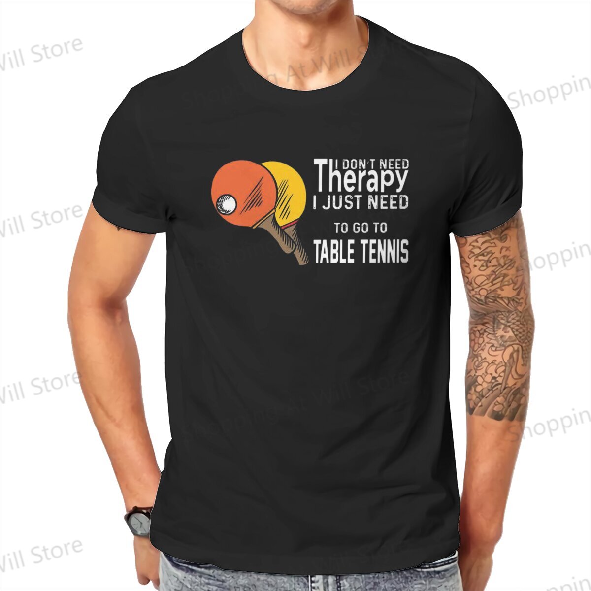 Tops 100% Cotton Leisure Sport - Table Tennis Xu Xin 评论和价格