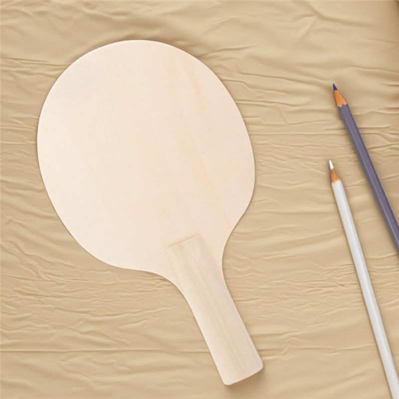 A12E-6Pcs Unpainted Wooden Tab - Table Tennis Kit 评论和价格